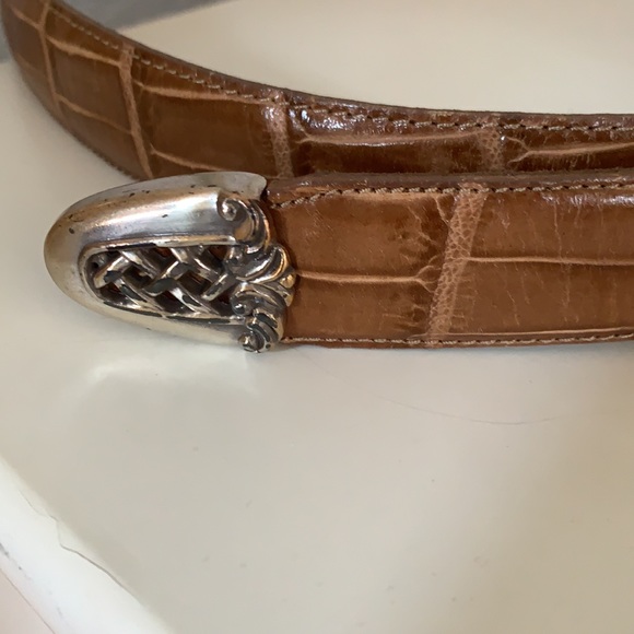 Brighton leather belt made in USA - Picture 4 of 5